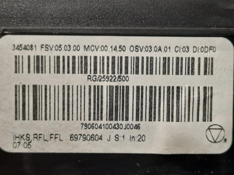 Modulo Comando Riscaldamento Clima 51169151327 Mini MINI Cooper R56 2007