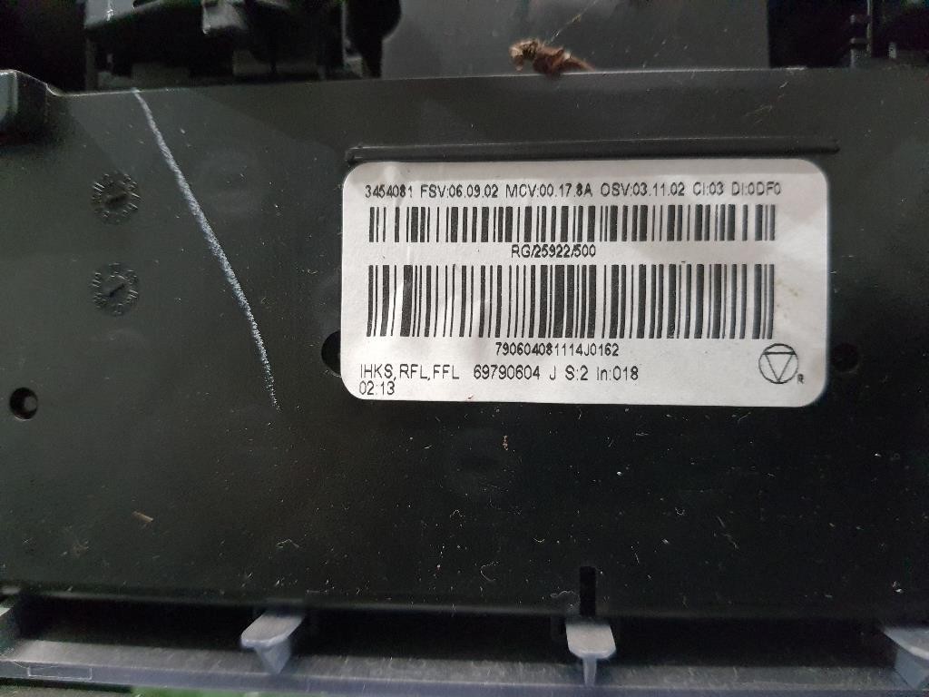 Modulo Comando Riscaldamento Clima 69790604 Mini MINI Cooper R56 2007