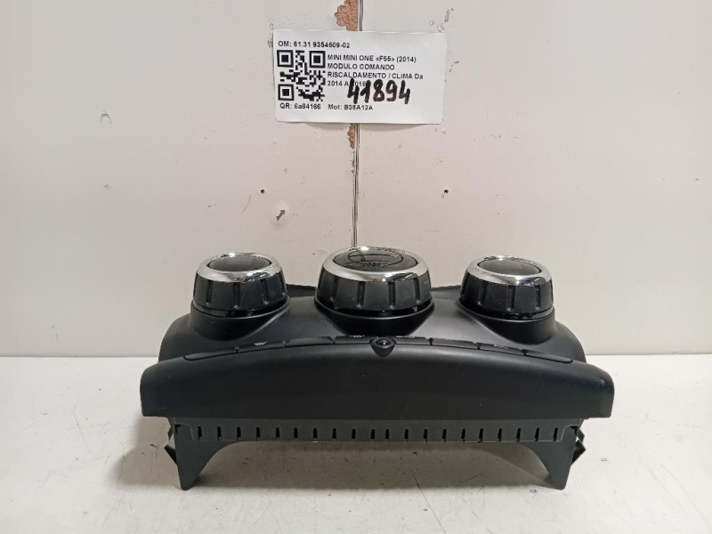 Modulo Comando Riscaldamento Clima 61319354509 Mini MINI ONE F55 2014