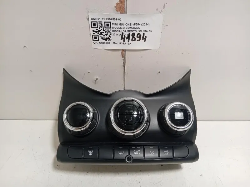 Modulo Comando Riscaldamento Clima 61319354509 Mini MINI ONE F55 2014