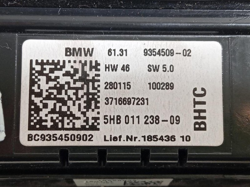 Modulo Comando Riscaldamento Clima 9354509-02 Mini MINI ONE F55 2014