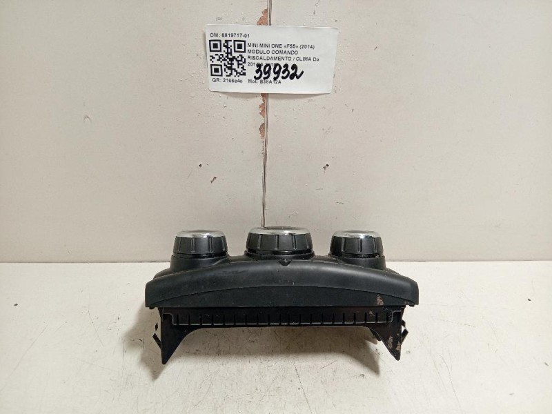 Modulo Comando Riscaldamento Clima 6819717-01 Mini MINI ONE F55 2014