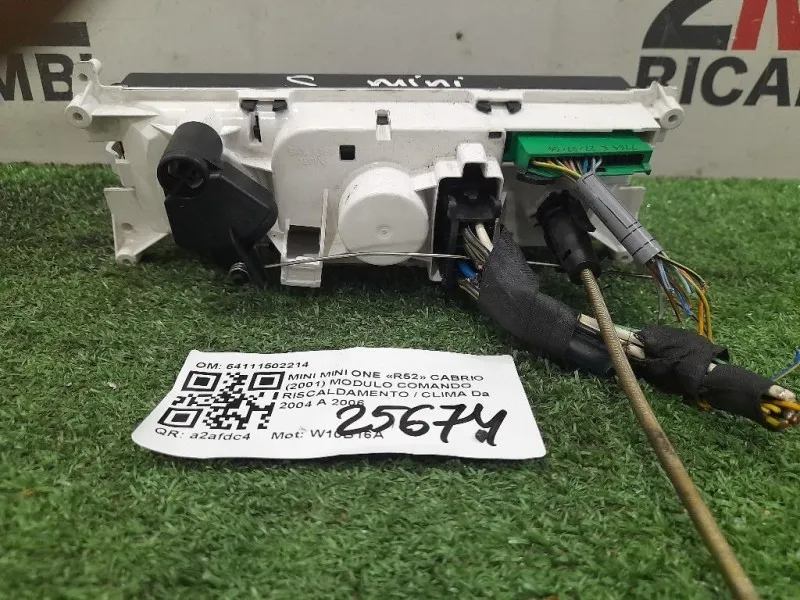 Modulo Comando Riscaldamento Clima 64111502214 Mini MINI ONE R52 Cabrio 2001
