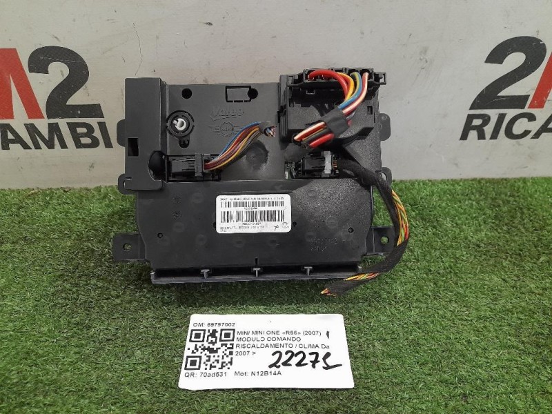Modulo Comando Riscaldamento Clima 69797002 Mini MINI ONE R56 2007