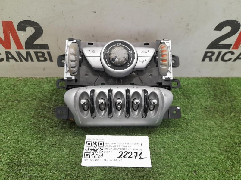 Modulo Comando Riscaldamento Clima 69797002 Mini MINI ONE R56 2007