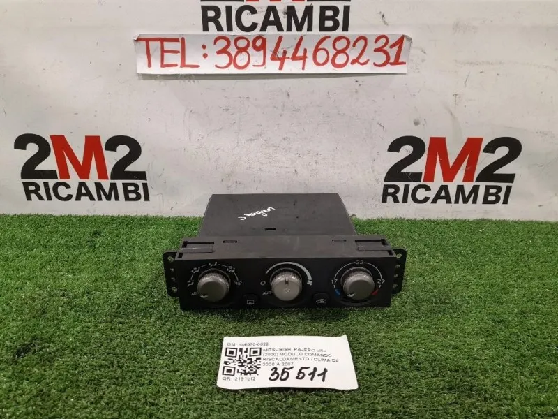 Modulo Comando Riscaldamento Clima 146570-0022 Mitsubishi Pajero III 2000