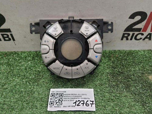 Modulo Comando Riscaldamento Clima 275101HG0E Nissan Micra IV 2011