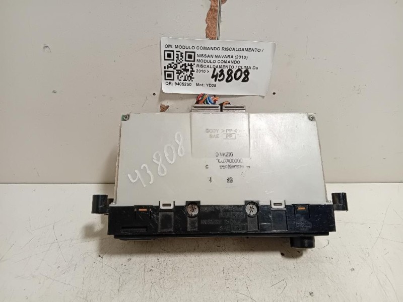 Modulo Comando Riscaldamento Clima MODULO COMANDO RISCALDAMENTO CLIMA Nissan Navara 2010