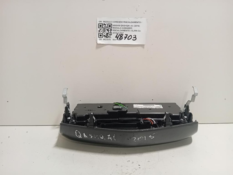 Modulo Comando Riscaldamento Clima MODULO COMANDO RISCALDAMENTO CLIMA Nissan Qashqai II 2014