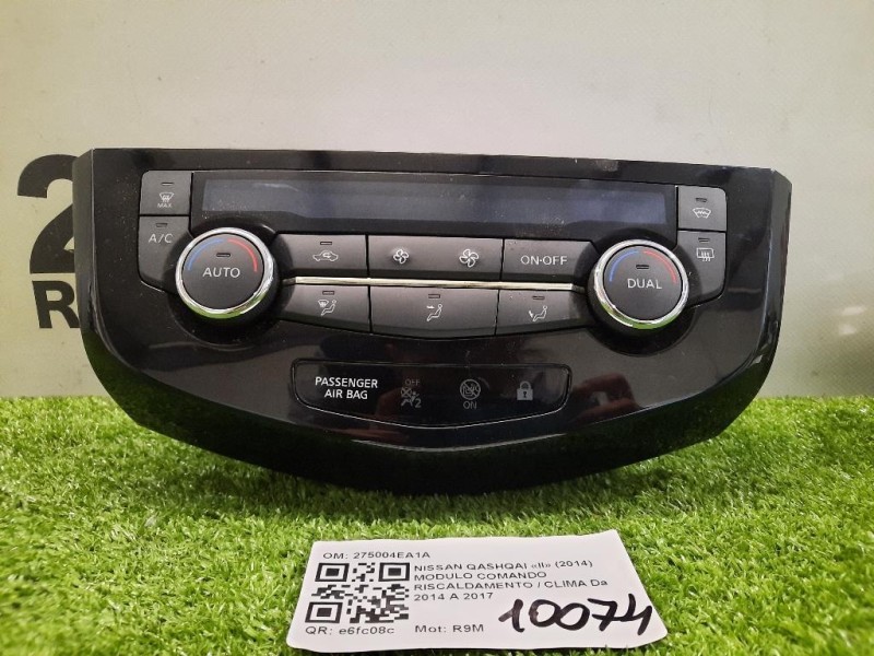 Modulo Comando Riscaldamento Clima 275004EA1A Nissan Qashqai II 2014