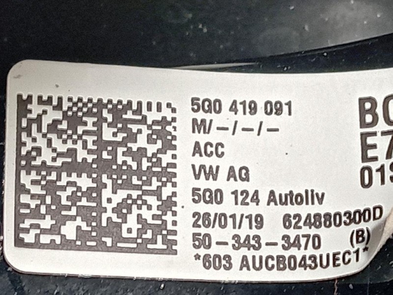 Volante 5Q0 419 091 Volkswagen GOLF VII 2013