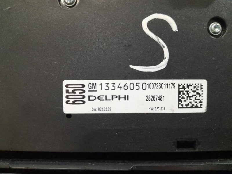 Modulo Comando Riscaldamento Clima 13346092 13346050 Opel Astra J SW 2010