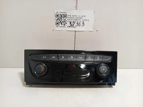 Modulo Comando Riscaldamento Clima 39042438 Opel Astra K 2016