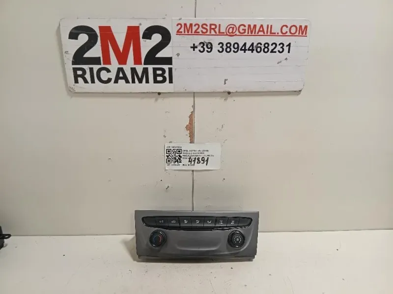 Modulo Comando Riscaldamento Clima 39042438 Opel Astra K 2016