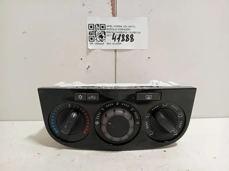 Modulo Comando Riscaldamento Clima 466119570 Opel Corsa D 2011