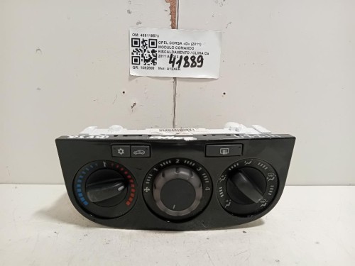 Modulo Comando Riscaldamento Clima 466119570 Opel Corsa D 2011