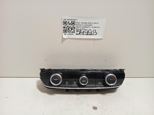 Modulo Comando Riscaldamento Clima 98226305YX Opel Crossland X 2017