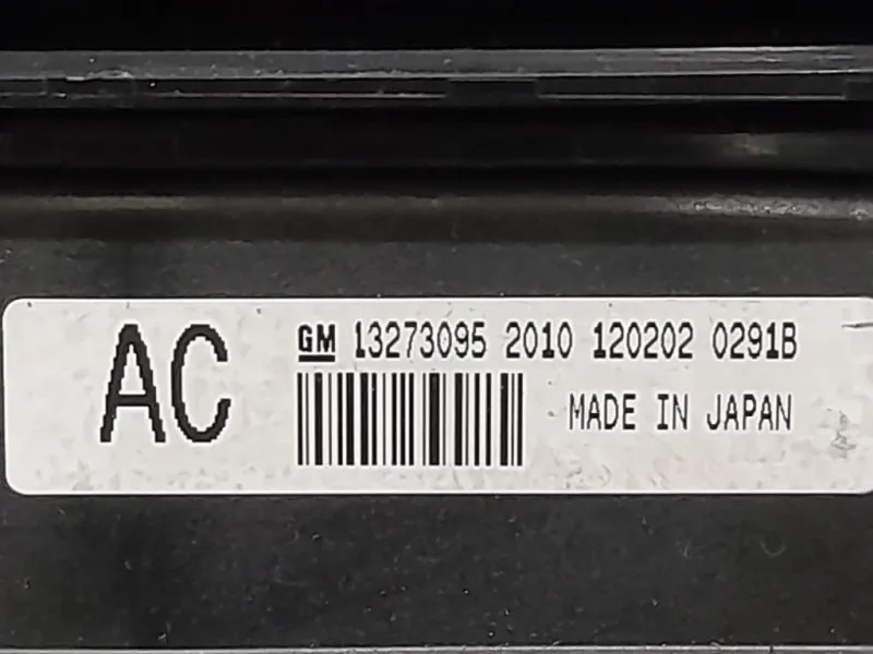 Modulo Comando Riscaldamento Clima 13273095 Opel Insignia A 2009