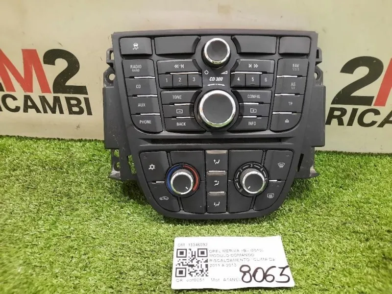 Modulo Comando Riscaldamento Clima 13346092 Opel Meriva B 2010