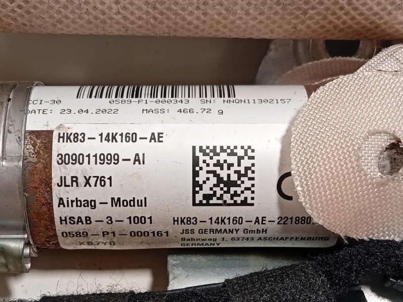 Air-bag A Tendina SX HK83-14K160-AE Jaguar F-pace 2020