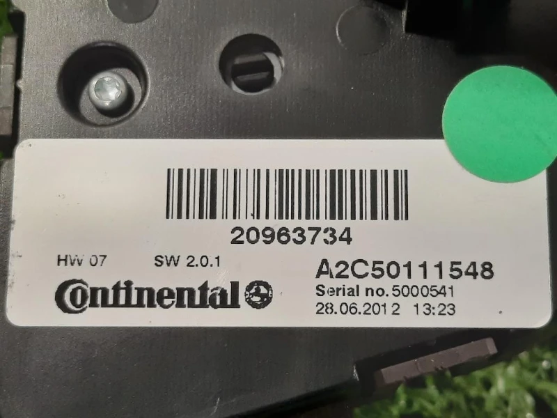 Modulo Comando Riscaldamento Clima A2C50111548 Opel Mokka 2013