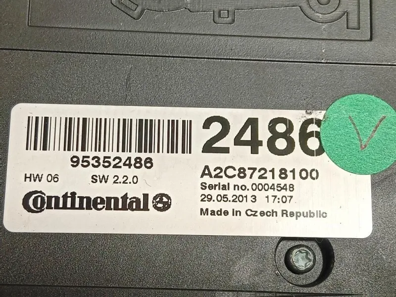 Modulo Comando Riscaldamento Clima 95363963 20765757 Opel Mokka 2013