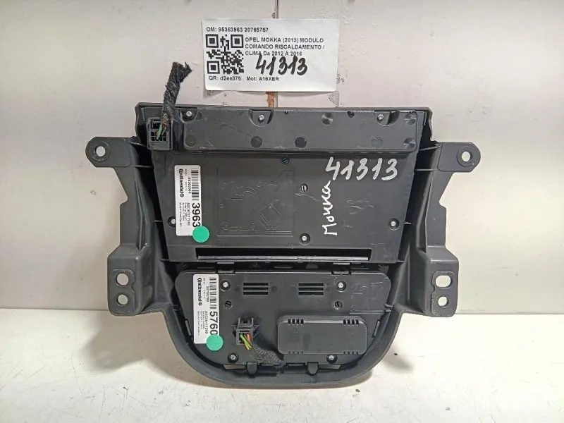 Modulo Comando Riscaldamento Clima 95363963 20765757 Opel Mokka 2013