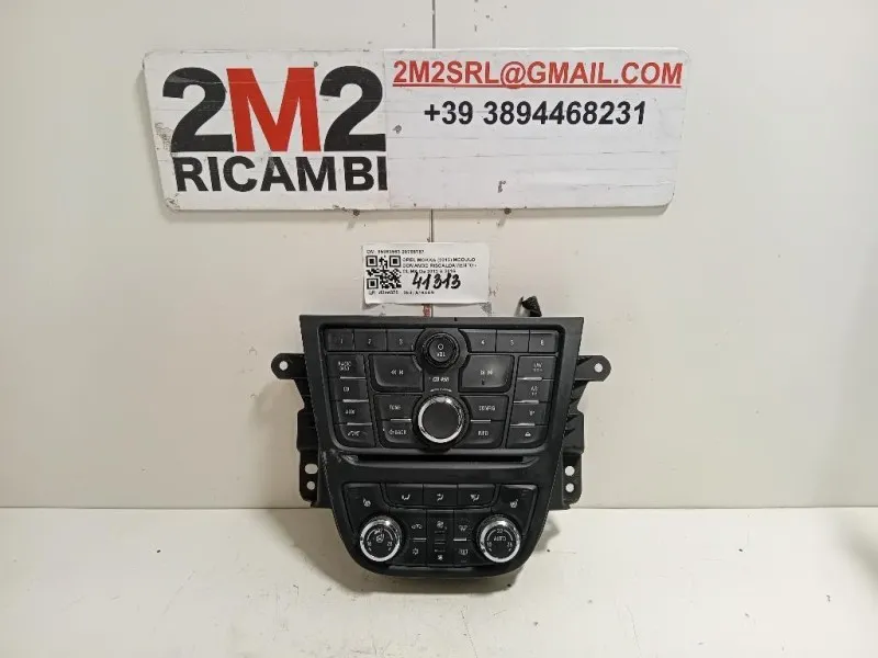 Modulo Comando Riscaldamento Clima 95363963 20765757 Opel Mokka 2013