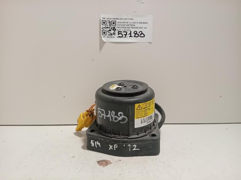 Air-bag Cofano Sistema Protezione Pedoni ANT 8X23-16E600-AC Jaguar XF I 2011