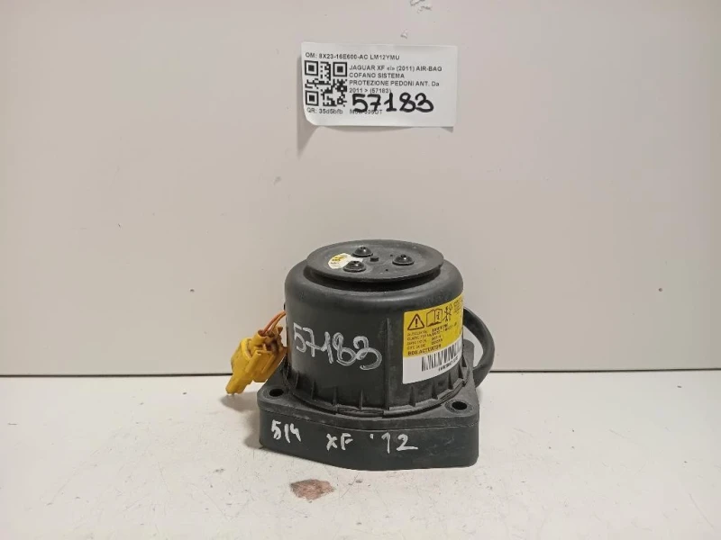 Air-bag Cofano Sistema Protezione Pedoni ANT 8X23-16E600-AC Jaguar XF I 2011