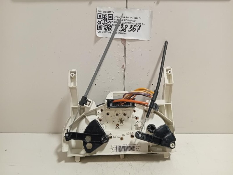 Modulo Comando Riscaldamento Clima W964097K Opel Vivaro A 2007