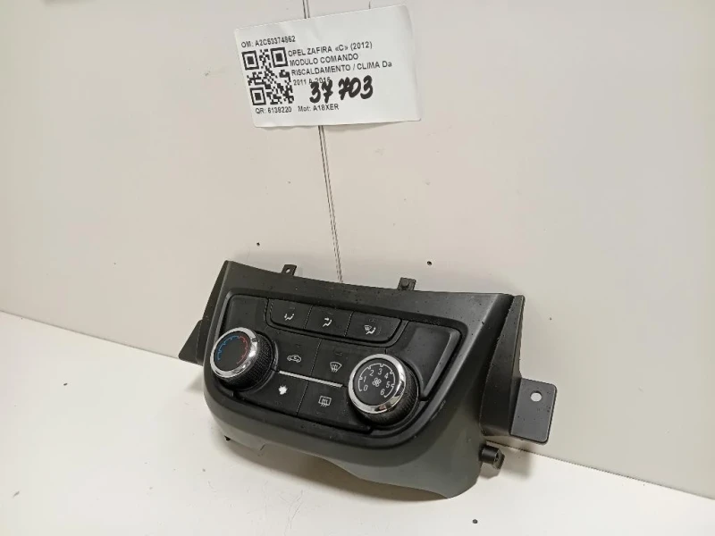 Modulo Comando Riscaldamento Clima A2C53374862 Opel Zafira C 2012