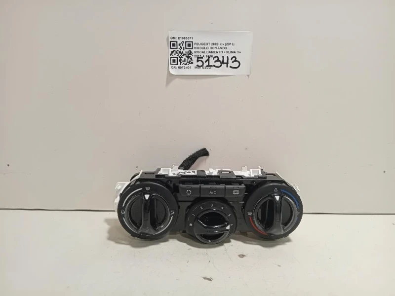 Modulo Comando Riscaldamento Clima E1063071 Peugeot 2008 I 2013