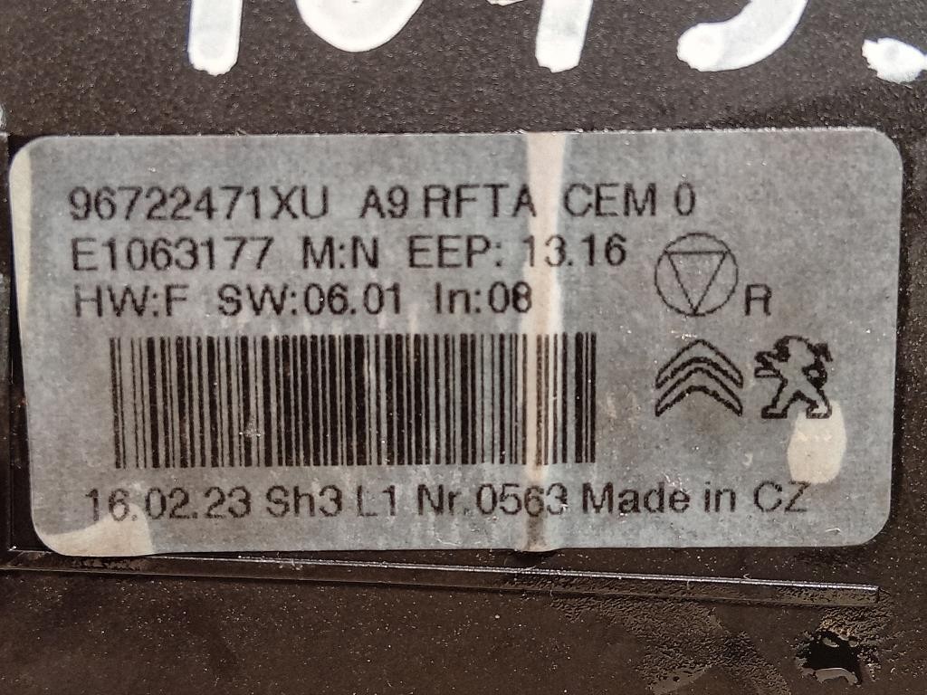 Modulo Comando Riscaldamento Clima 96722471 Peugeot 2008 I 2016