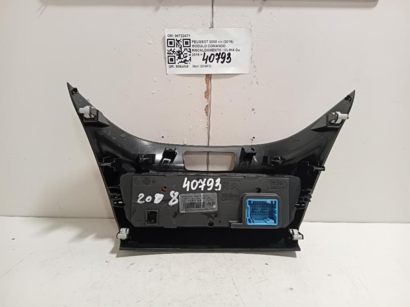 Modulo Comando Riscaldamento Clima 96722471 Peugeot 2008 I 2016