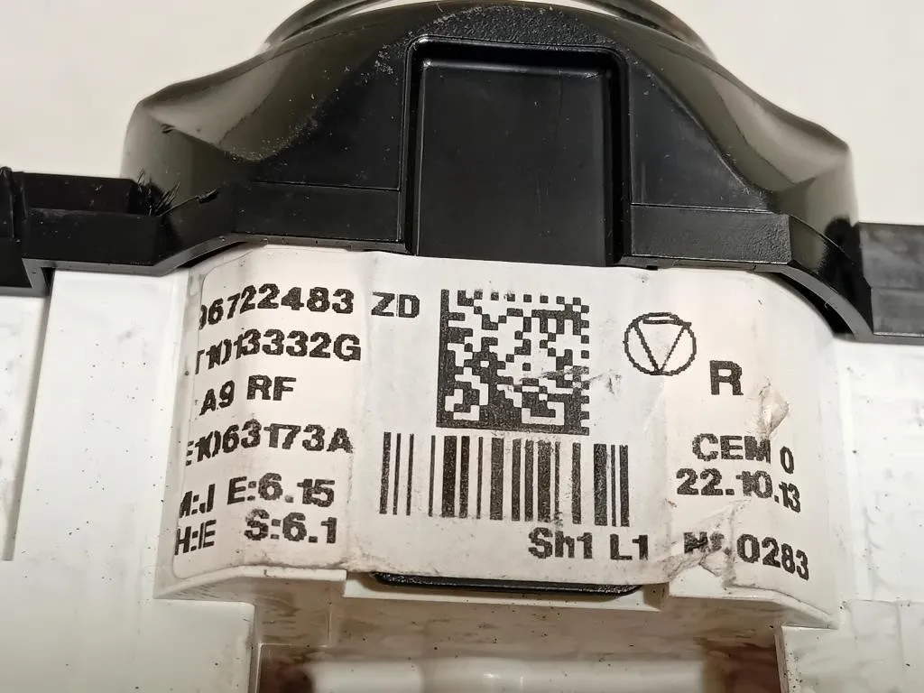 Modulo Comando Riscaldamento Clima 96722483 Peugeot 208 I 2012