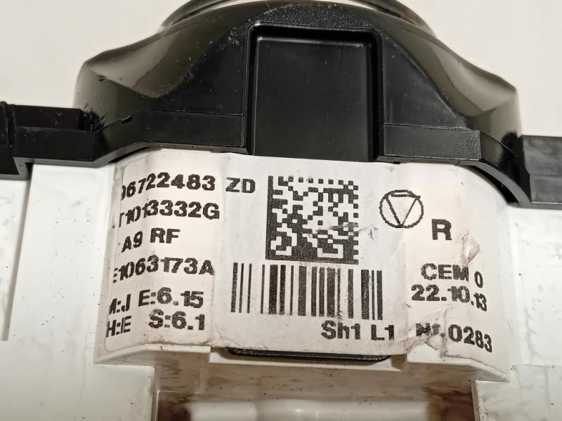 Modulo Comando Riscaldamento Clima 96722483 Peugeot 208 I 2012