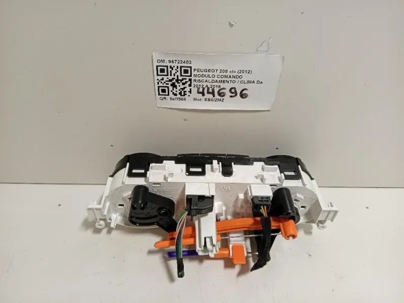 Modulo Comando Riscaldamento Clima 96722483 Peugeot 208 I 2012