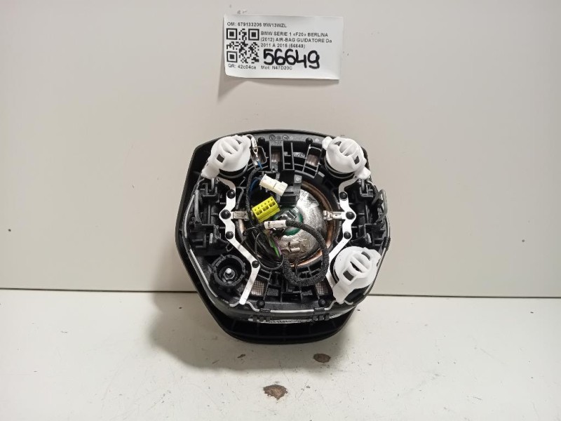 Air-bag Guidatore 679133206 Bmw Serie 1 F20 Berlina 2012