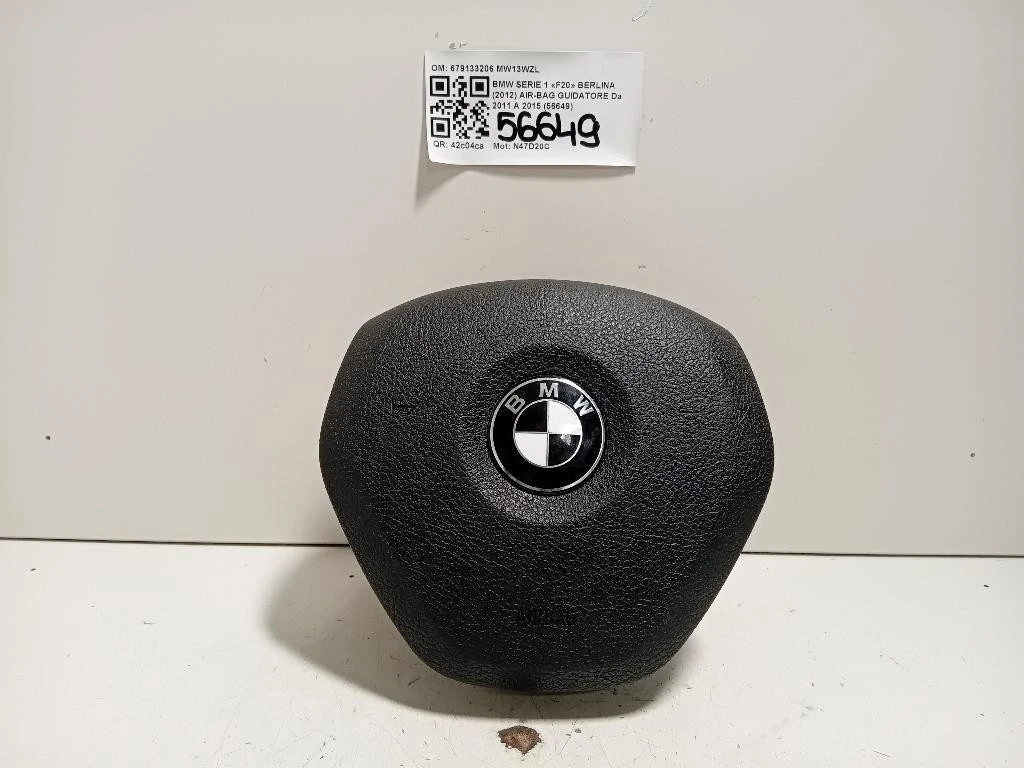 Air-bag Guidatore 679133206 Bmw Serie 1 F20 Berlina 2012