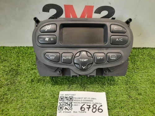 Modulo Comando Riscaldamento Clima 96527144XT Peugeot 307 CC 2001