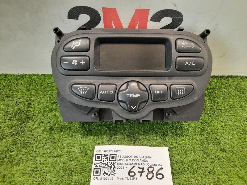 Modulo Comando Riscaldamento Clima 96527144XT Peugeot 307 CC 2001