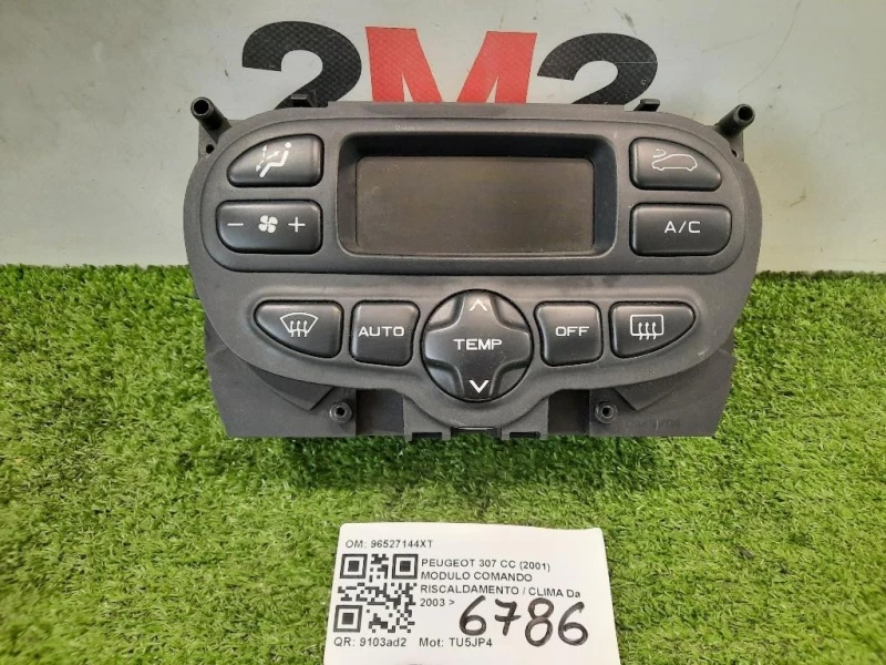Modulo Comando Riscaldamento Clima 96527144XT Peugeot 307 CC 2001