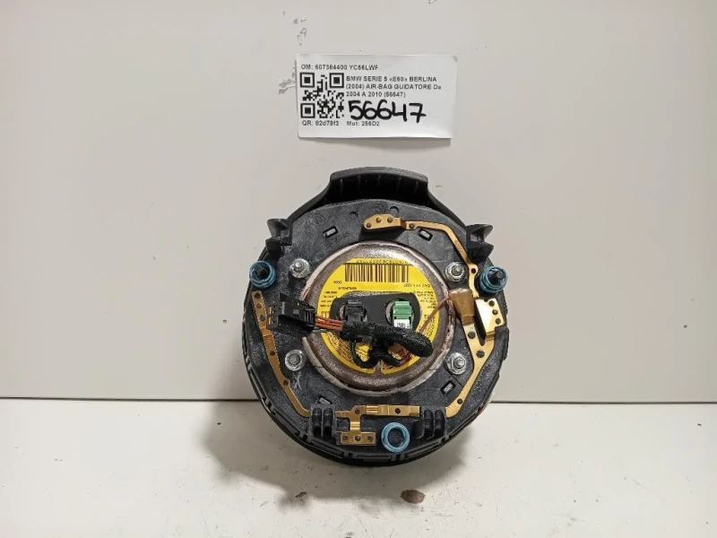 Air-bag Guidatore 607384400 Bmw Serie 5 E60 Berlina 2004
