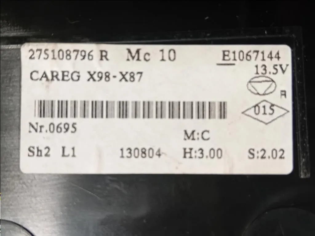 Modulo Comando Riscaldamento Clima 275108796R Renault CLIO IV 2013