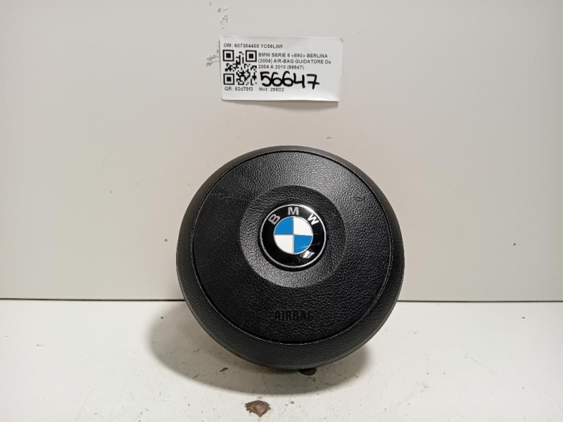 Air-bag Guidatore 607384400 Bmw Serie 5 E60 Berlina 2004