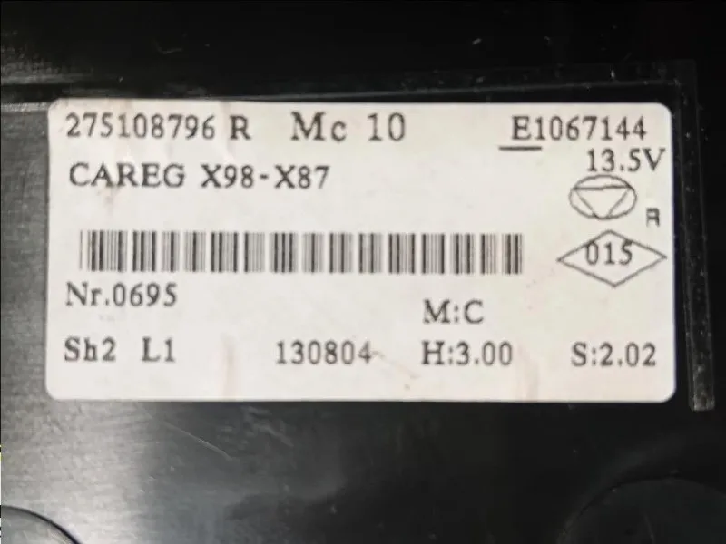 Modulo Comando Riscaldamento Clima 275108796R Renault CLIO IV 2013