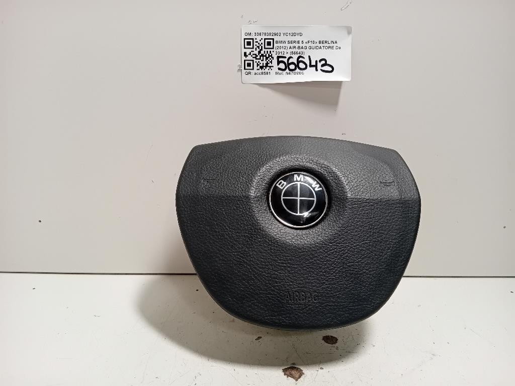 Air-bag Guidatore 33678382902 Bmw Serie 5 F10 Berlina 2012