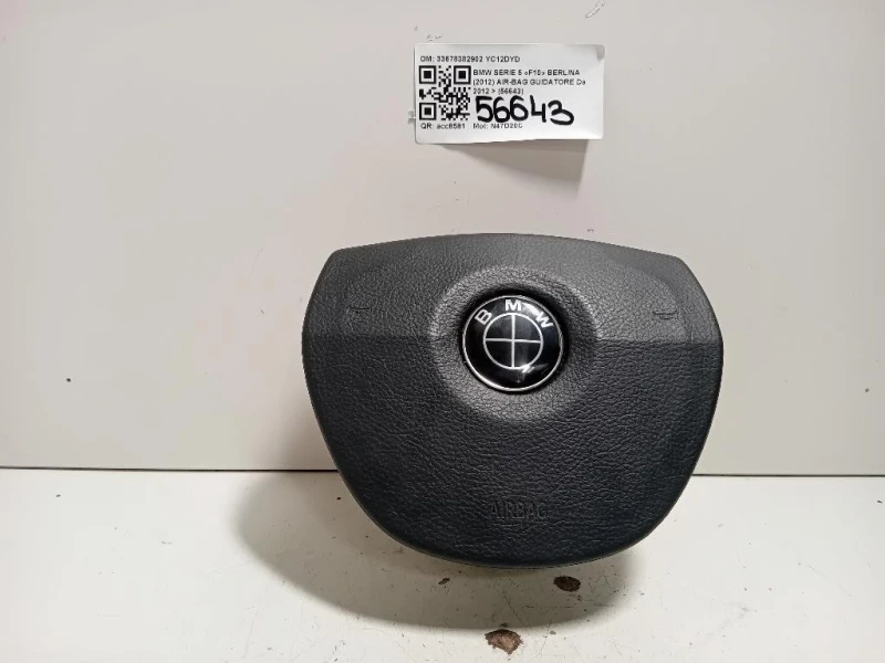 Air-bag Guidatore 33678382902 Bmw Serie 5 F10 Berlina 2012
