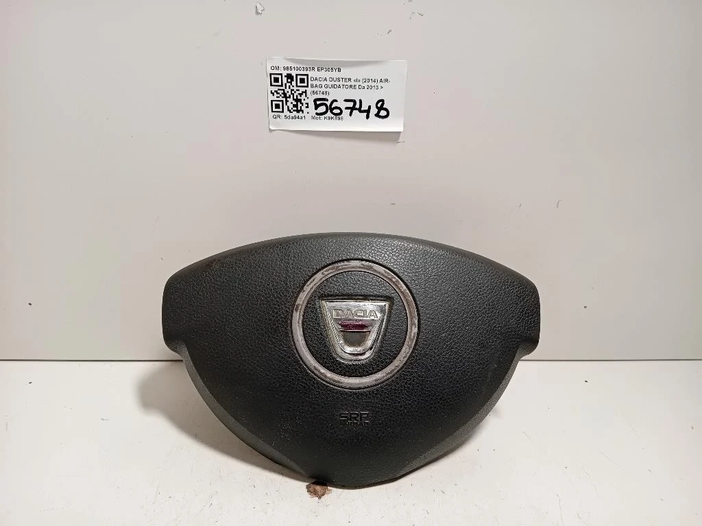 Air-bag Guidatore 985100393R Dacia Duster I 2014